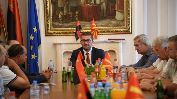 Мицкоски оствари средба со партнерите од коалицијата „За подобра Македонија“.