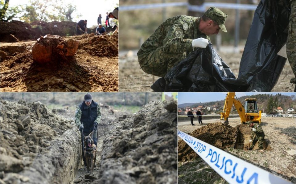 Започна ексхумацијата на настраданите Срби во акцијата „Бура“