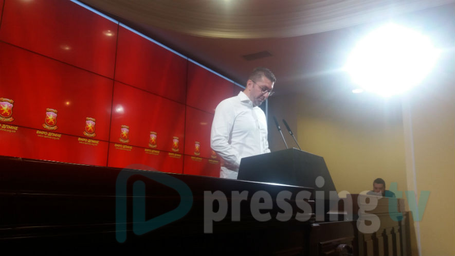 Лидерот на ВМРО-ДПМНЕ се сомнева дека е следен од службите