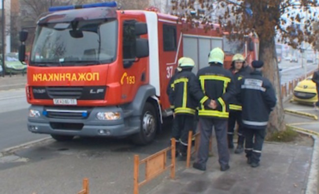 Пожар во затворска соба во „Шутка“ гасен со пет пожарни