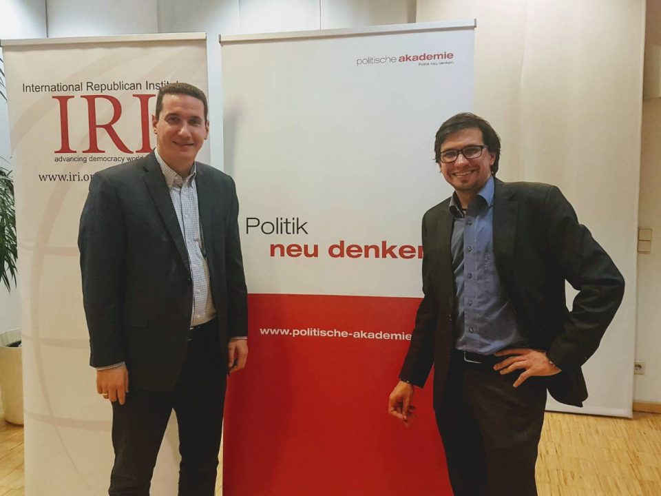 Ѓорчев во Виена: Засилена  соработка Австриската народна партија од ЕПП и ИРИ