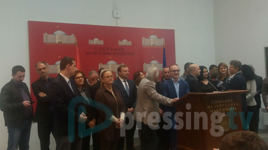 ВО ЖИВО: Прес-конференција на ВМРО-ДПМНЕ од Собранието