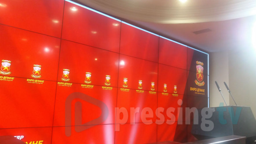 ВО-Живо: Прес-конференција во штабот на ВМРО-ДПМНЕ