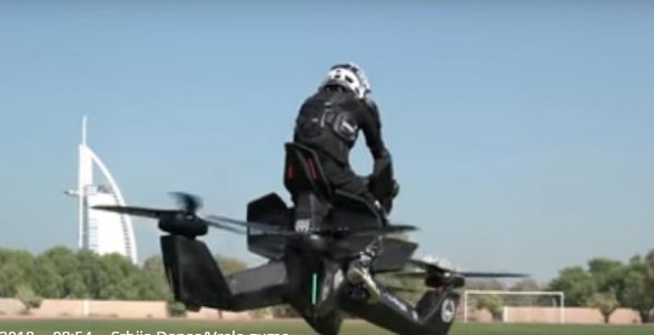 Полицијата во Дубаи добива летечки мотоцикли (ВИДЕО)