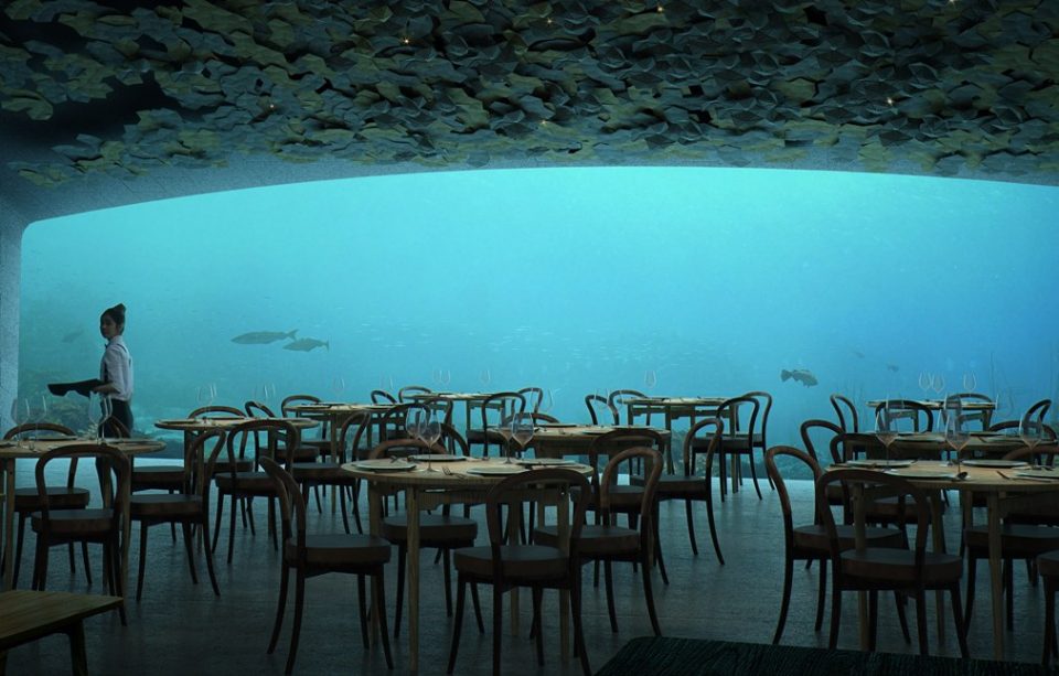 Норвешка го отвора првиот подводен ресторан во Европа (ФОТО)