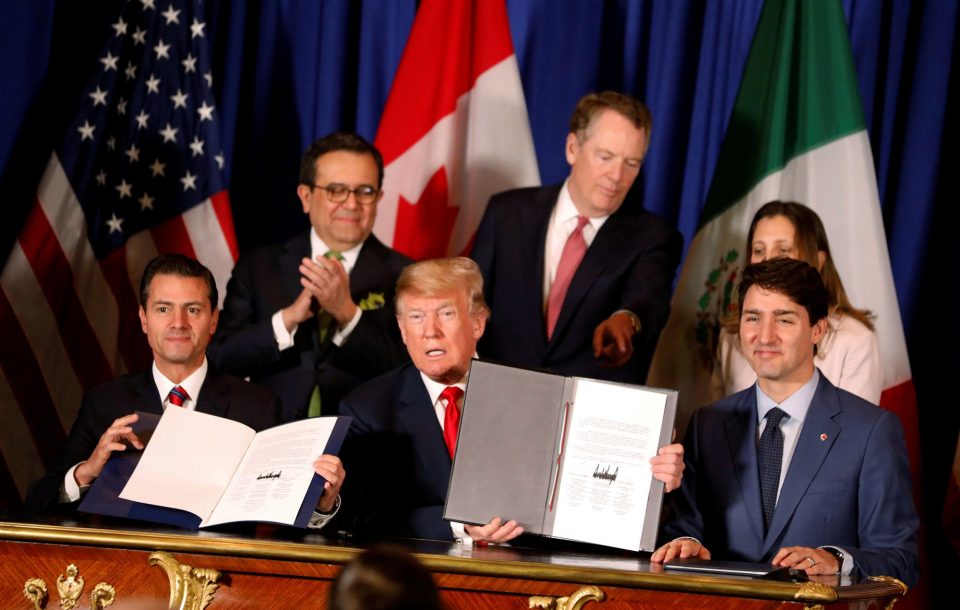 САД, Канада и Мексико потпишаа нов Договор за трговија