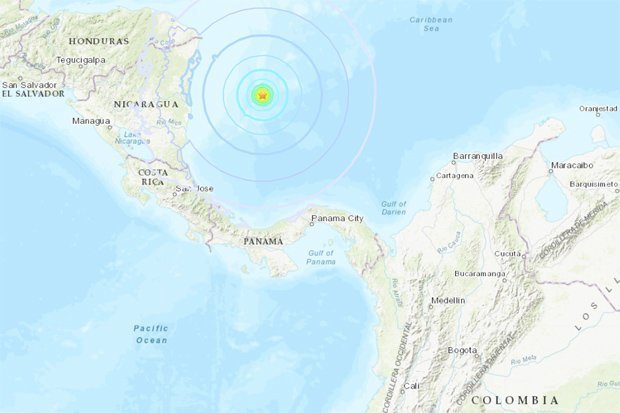 Силен земјотрес во близина на Колумбија и Никарагва