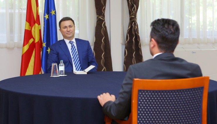 Груевски нема да го тужи Заев за клевета