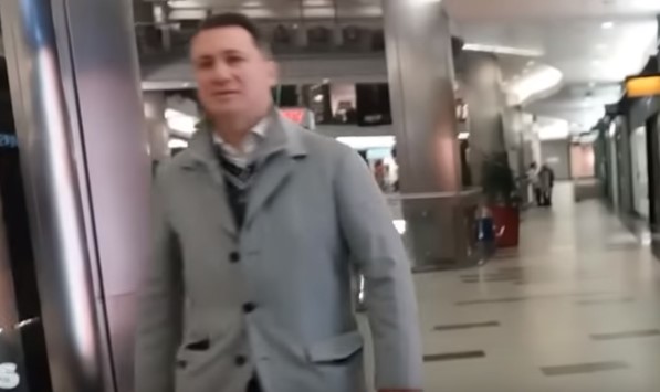 Груевски се шета во трговски центар во Будимпешта? (ВИДЕО)