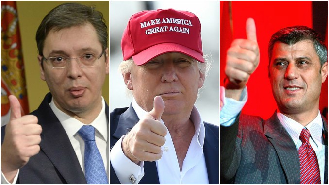 Тачи под притисок од Трамп ветил дека ќе ги укине тарифите за Србија