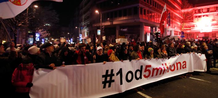 Осма сабота по ред протест против Вучиќ во Белград