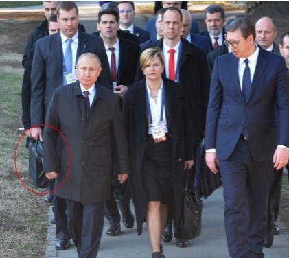 Со Путин во Белград пристигна и црниот куфер за нуклеарно оружје (ВИДЕО)