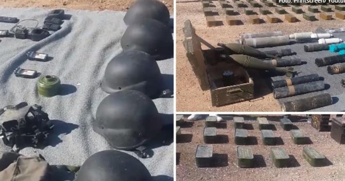 Пронајдено големо складиште со оружје на терористите во Сирија (ВИДЕО)