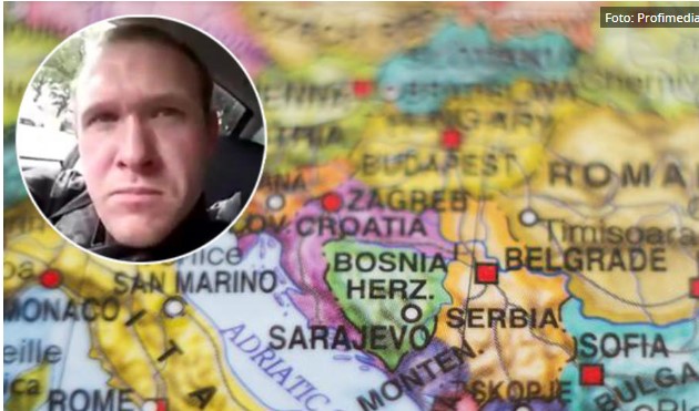 Србија, Бугарија, Хрватска, Босна: Терористот од Нов Зеланд го прошетал целиот Балкан (ФОТО)