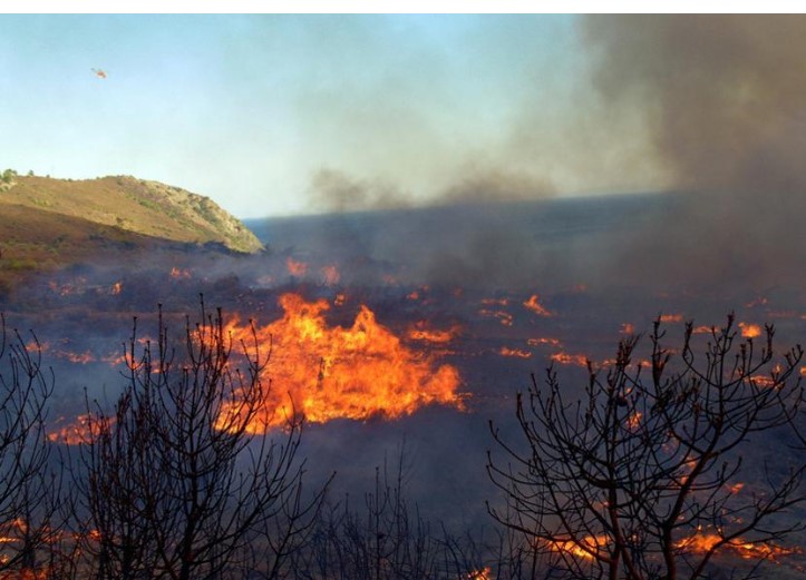 ДЗС за пожарите: Направени 12 летови и исфрлени 30 тони вода, се уште активни пожарите на Јабланица и во Крушево