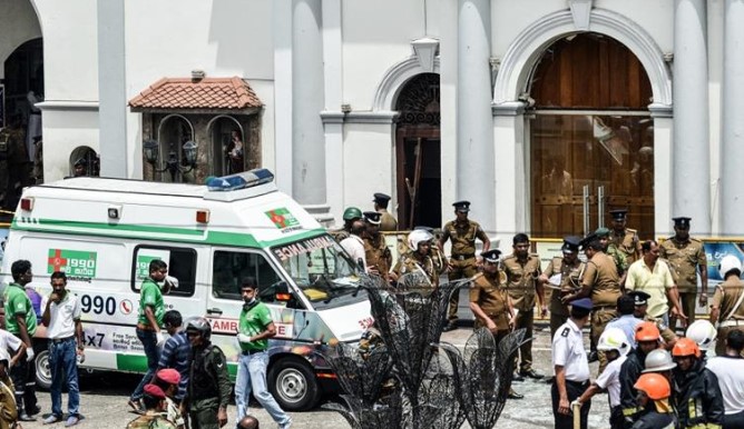 Седум бомбаши самоубици го извеле нападот во Шри Ланка
