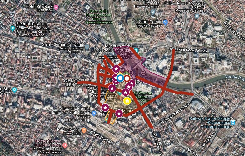 Посебни правила за движење на автомобили и пешаци во Скопје за време на посетата на папата