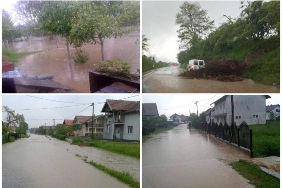 Поплави во БиХ по обилните дождови(ВИДЕО)