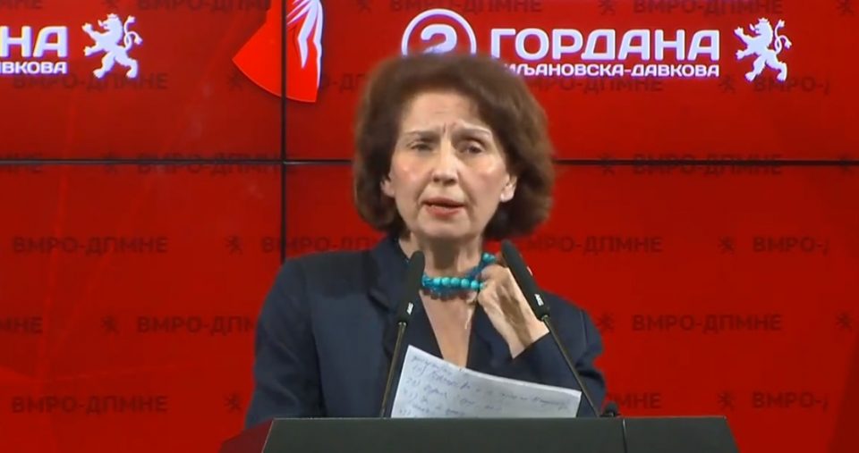 Силјановска: Оваа власт е нелегитимна, премиерот и најголемиот дел од министрите не биле на избори