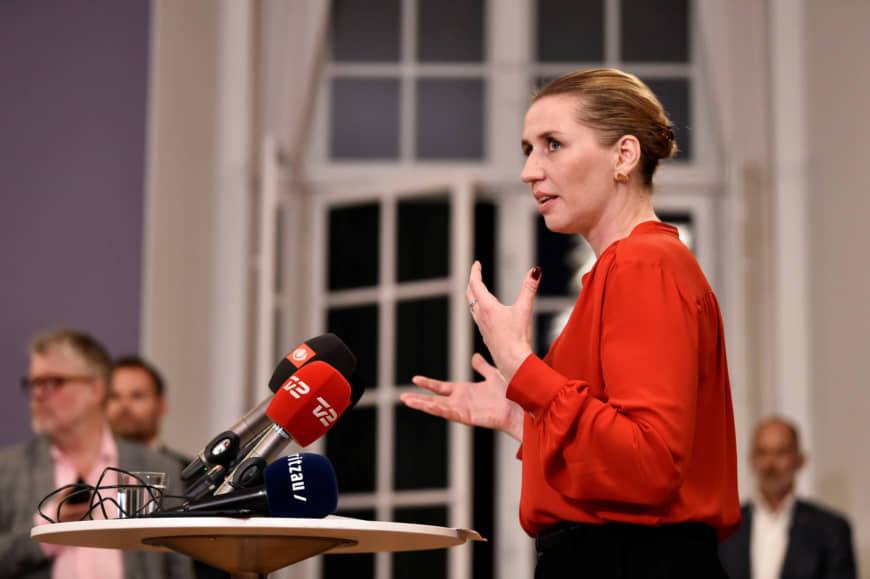Осум жени во кабинетот на премиерката на Данска Фредериксен