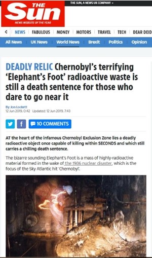 „Слоновата нога“ во Чернобил убива за 300 секунди!