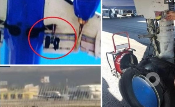 Боингот на кој му експлодира тркало бил на бугарска авиокомпанија (ФОТО/ВИДЕО)