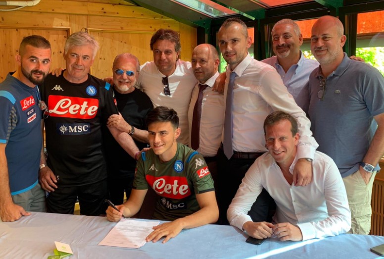Елмас и официјално потпиша 5 годишен договор со Наполи за 7,5 милиони евра