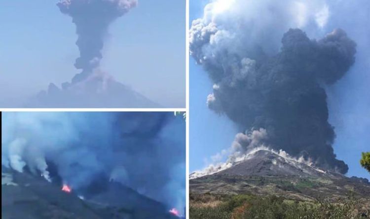 Еруптираше италијанскиот вулкан Стромболи (ВИДЕО)
