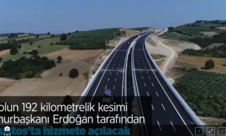 Автопатот кој го сврзува Истанбул и Измир скратен за 100 километри (ВИДЕО)