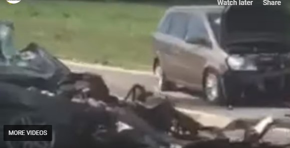 Страшна сообраќајка во Истра: Опел бил удрен прво од едно возило, па од друго (ВИДЕО)