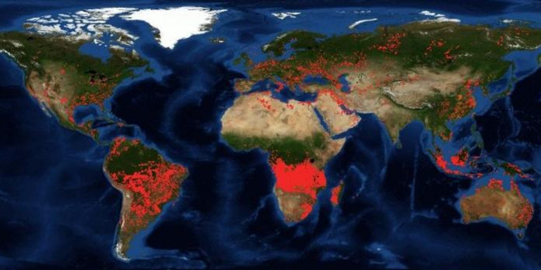 Сателитите на НАСА фатија над 10 илјади пожари во централна Африка