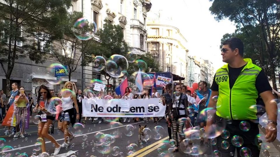 Шеста парада на гордоста во Белград, годинава под слоганот „Јас не се откажувам“