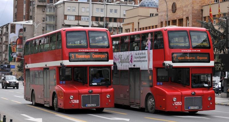 Изменет режим на автобусите на ЈСП в недела поради „Скопскиот маратон“