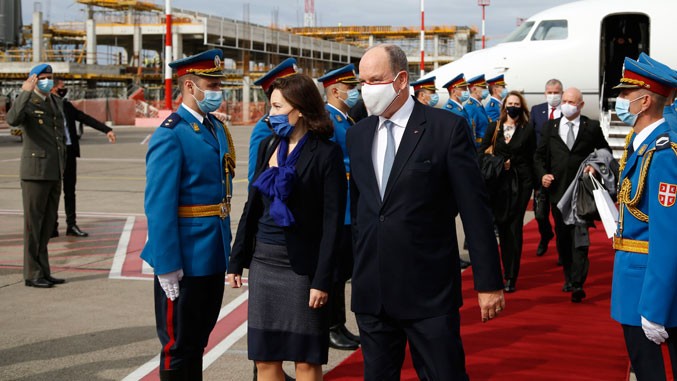 Принцот Алберт од Монако денеска во официјална посета на Србија