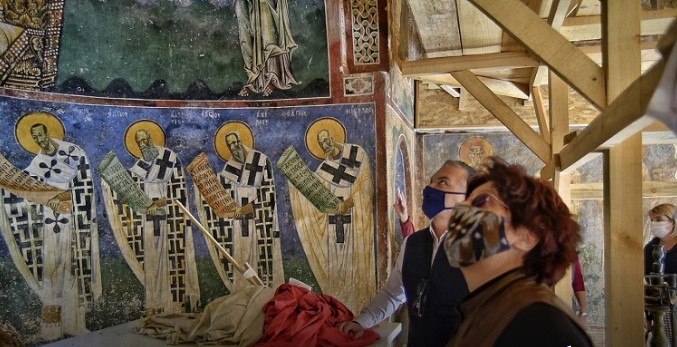 Поднесена инцијатива за прогласување на црквата „Св. Ѓорѓи“ во Курбиново за културно наследство во опасност