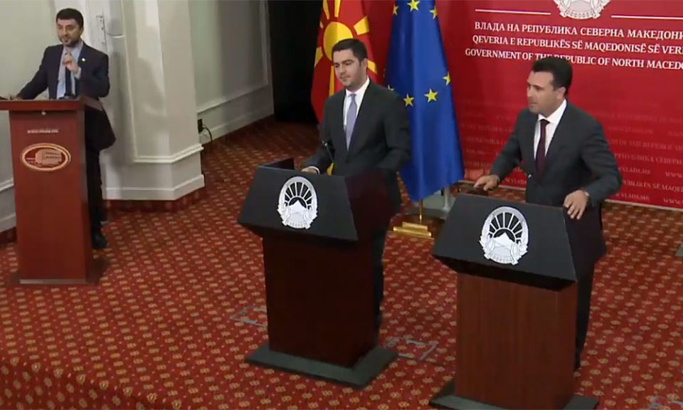 Во живо: Прес конференција на Зоран Заев и Крешник Бектеши