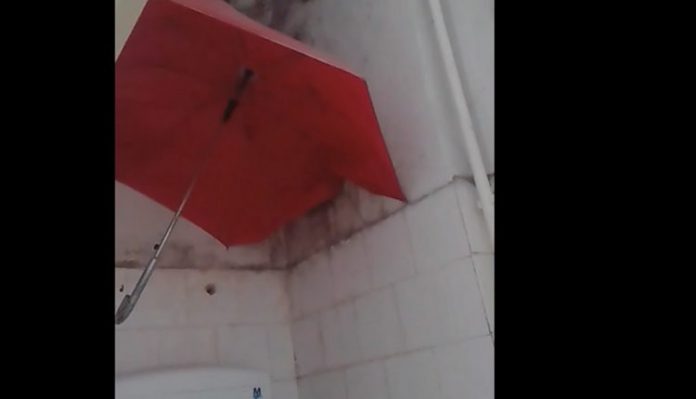 Ново видео од битолската болница: Со чадор во тоалет се заштитуваат пациентите да не течат фекалии врз нив