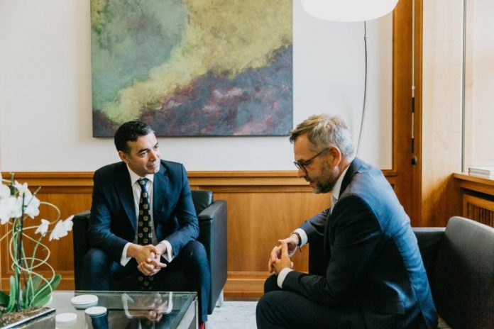 Германскиот државен министер за Европа Михаел Рот во посета на Скопје