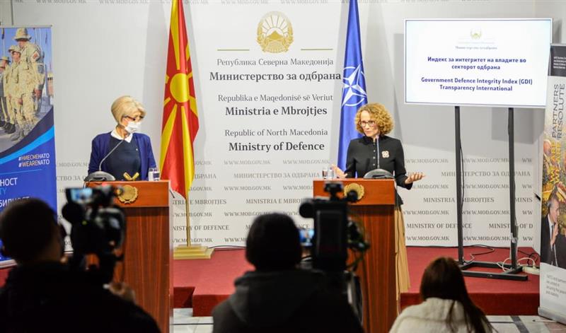 МО: Македонија втора по Индексот за интегритет во одбраната