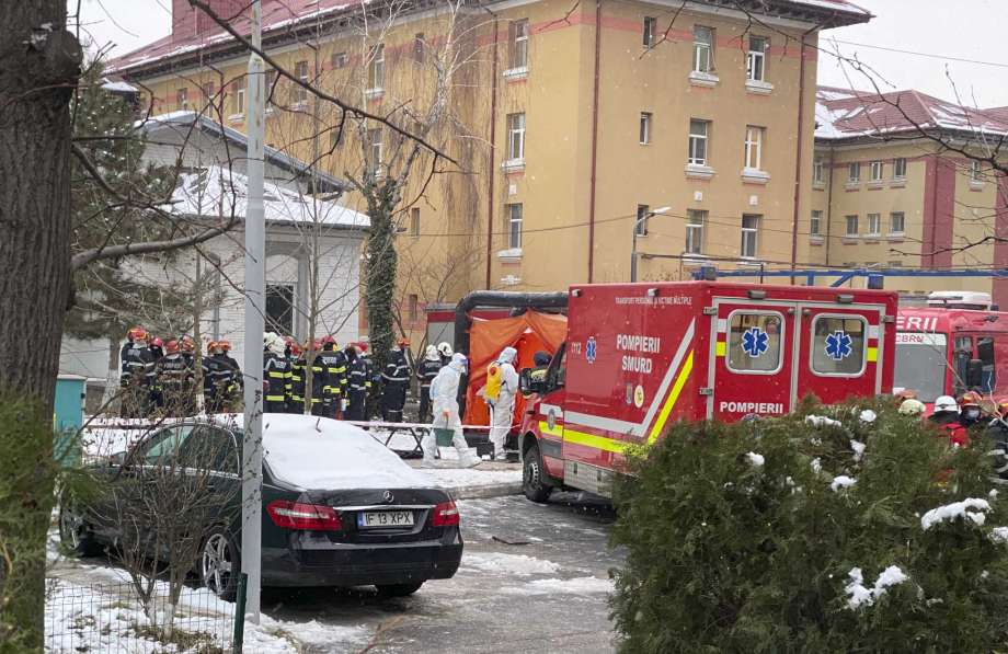 Пожар во ковид болница во Букурешт, настрадаа четири лица