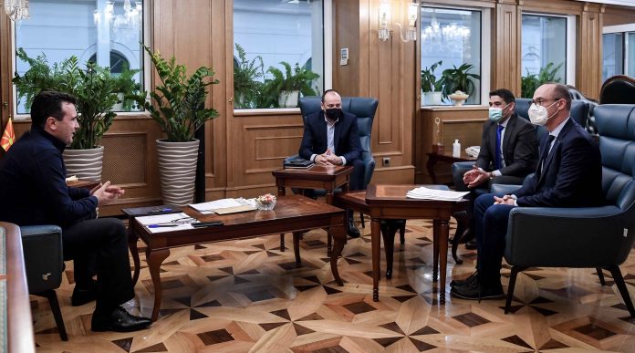 Заев и Битиќи со делегација на Бизнис конфедерацијата: Владата е секогаш конструктивен партнер