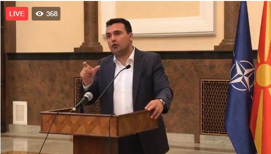Следете во живо: Изјава на Зоран Заев