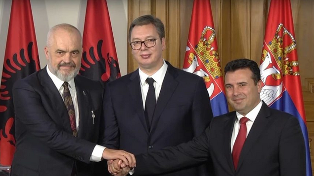 Вучиќ, Заев и Рама едногласни-Стабилност и напредок на регионот само со регионално поврзување, со помош на ЕУ