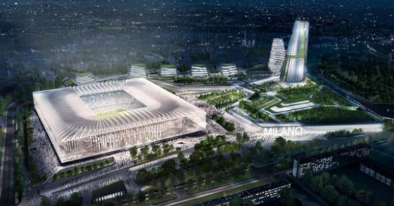 Вака ќе изгледа новиот стадион на Милан (ФОТО)