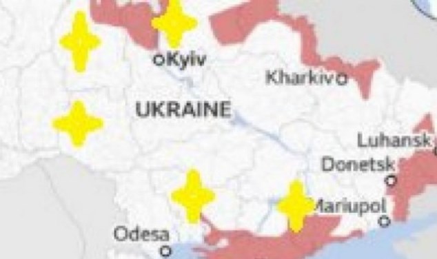Oва е мапата на нуклеарки во Украина, изградени во времето на Советскиот Сојуз (ФОТО)