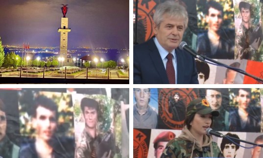 Весело беше во Слупчане: Се величаше УЧК, се вееја знамиња на Албанија (ФОТО)