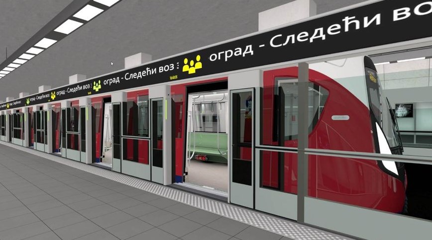 Вака ќе изгледа метрото во Белград (ФОТО)