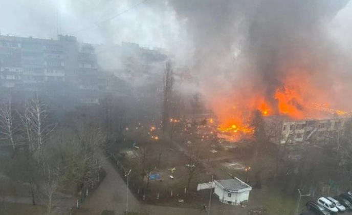 Воздушен напад врз Киев