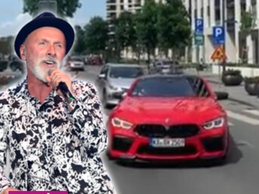Дино Мерлин во БМВ од 140.000 евра им се смее на Србите за навредите (ФОТО)
