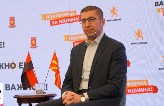 Mицкоски ветува: ВМРО-ДПМНЕ кога ќе дојде на власт до 2026-та година ќе бидат завршени автопатот Кичево – Охрид и експресните патишта